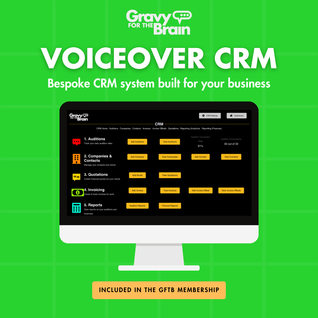 Voice Acting CRM